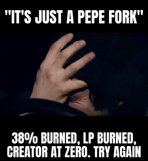 It's just a pepe fork. 38% burned, LP burned, creator at zero. Try again.